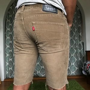 Levi’s corduroy slim fit shorts